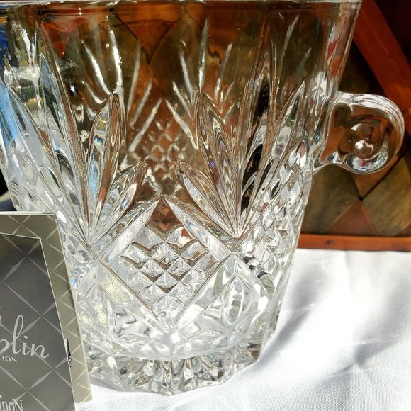 Shannon by Godinger DUBLIN Collection Lead Free Cut Crystal Ice Bucket 6 3/4" - Picture 10 of 10
